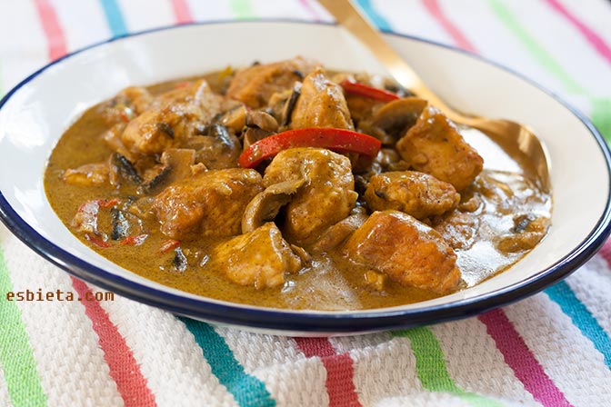 recetas para gente con Sibo: Pavo al curry